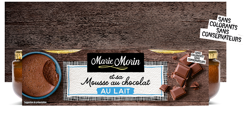 Mousse au chocolat au lait - Marie Morin